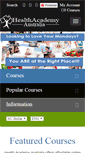 Mobile Screenshot of healthcourses.com.au